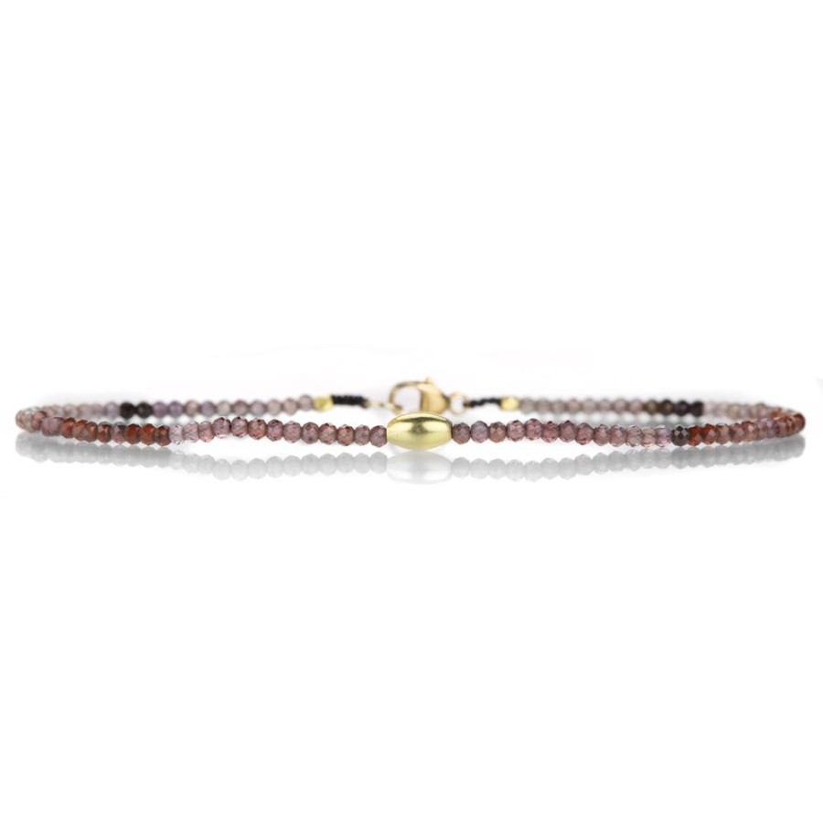 Bracelets Margaret Solow | Multicolored Red Sapphire Beaded Bracelet