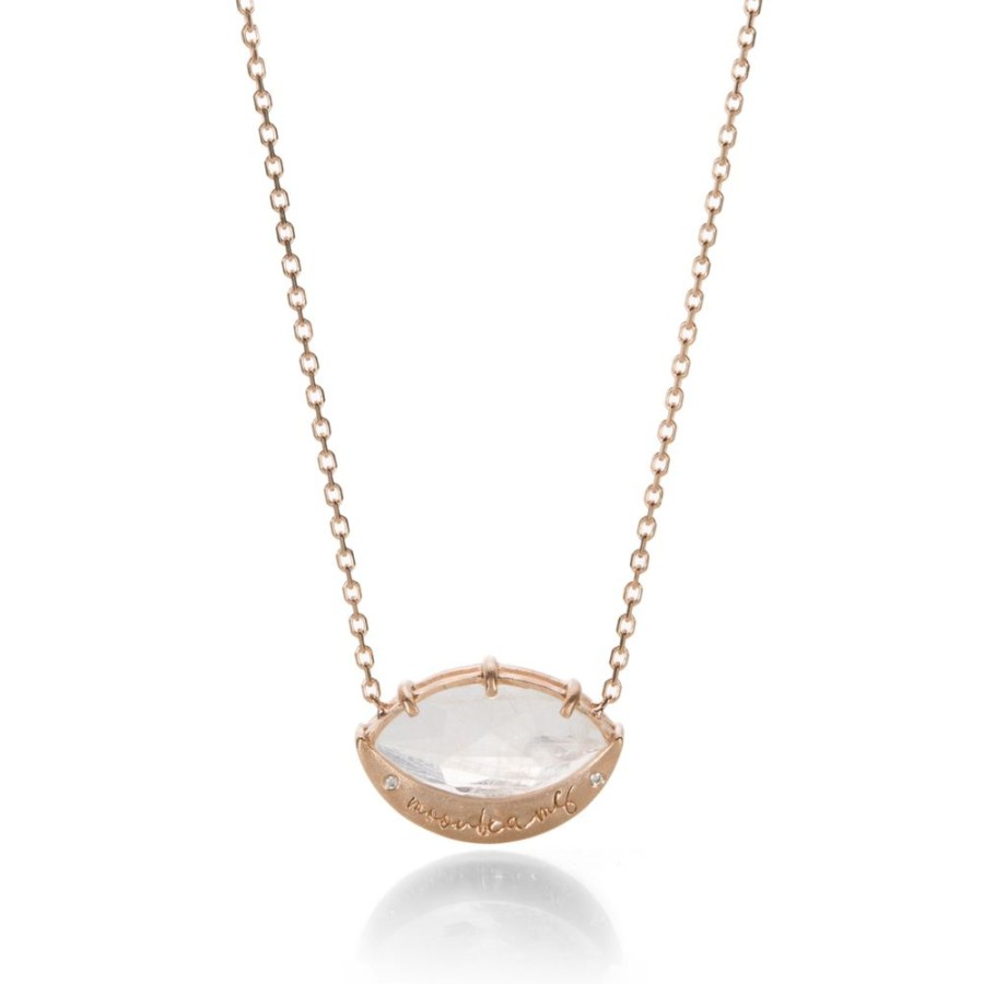 Necklaces Sirciam | Moonstone Moonbeams Necklace