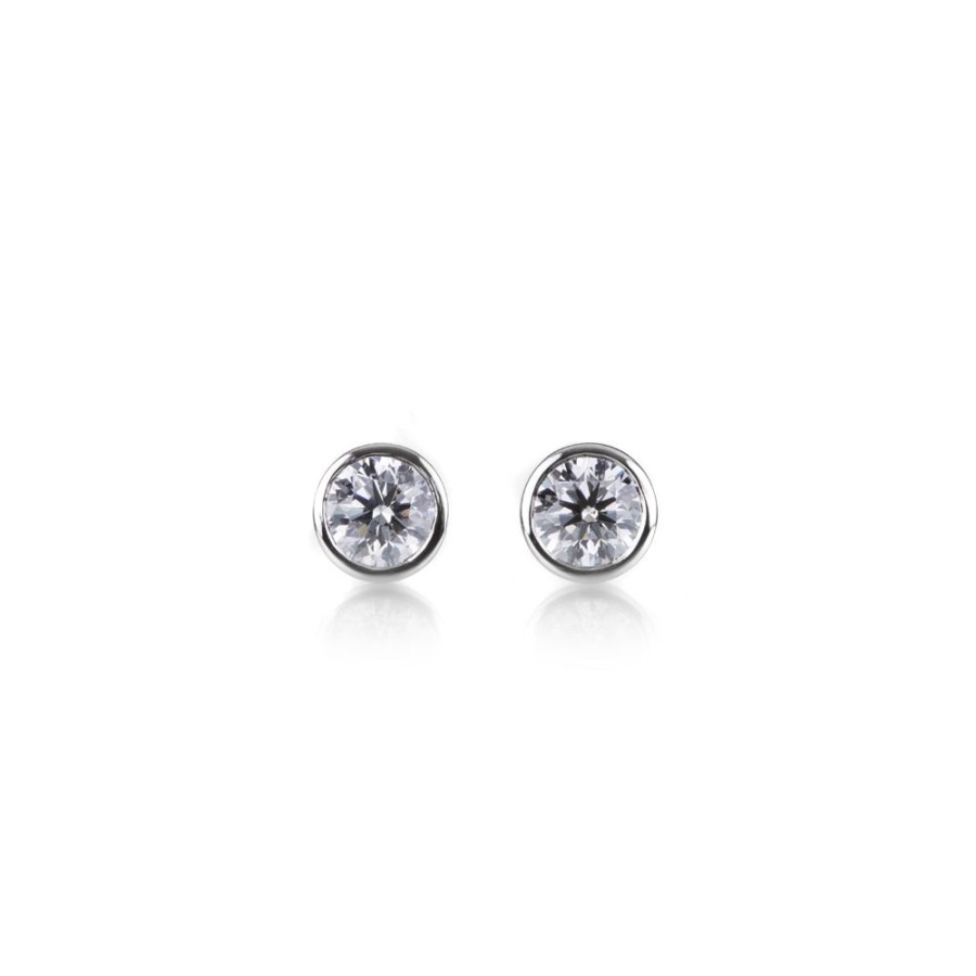 Earrings Edward Burrowes | Diamond Stud Earrings In Platinum