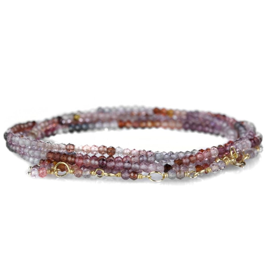 Bracelets Anne Sportun | 34" - Multicolored Spinel Wrap Bracelet