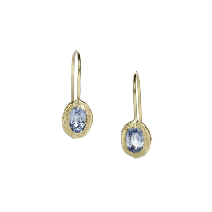 Earrings Page Sargisson | Light Blue Sapphire Drop Earrings