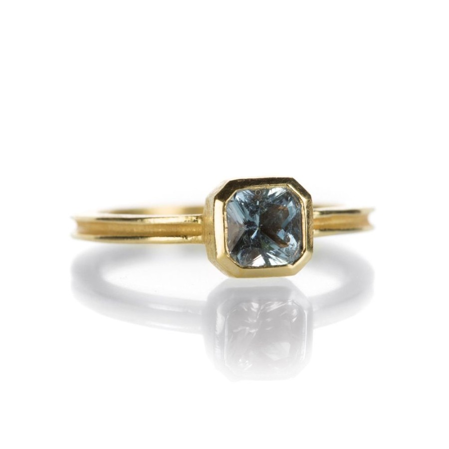 Rings Barbara Heinrich | Asscher Cut Aquamarine Ring