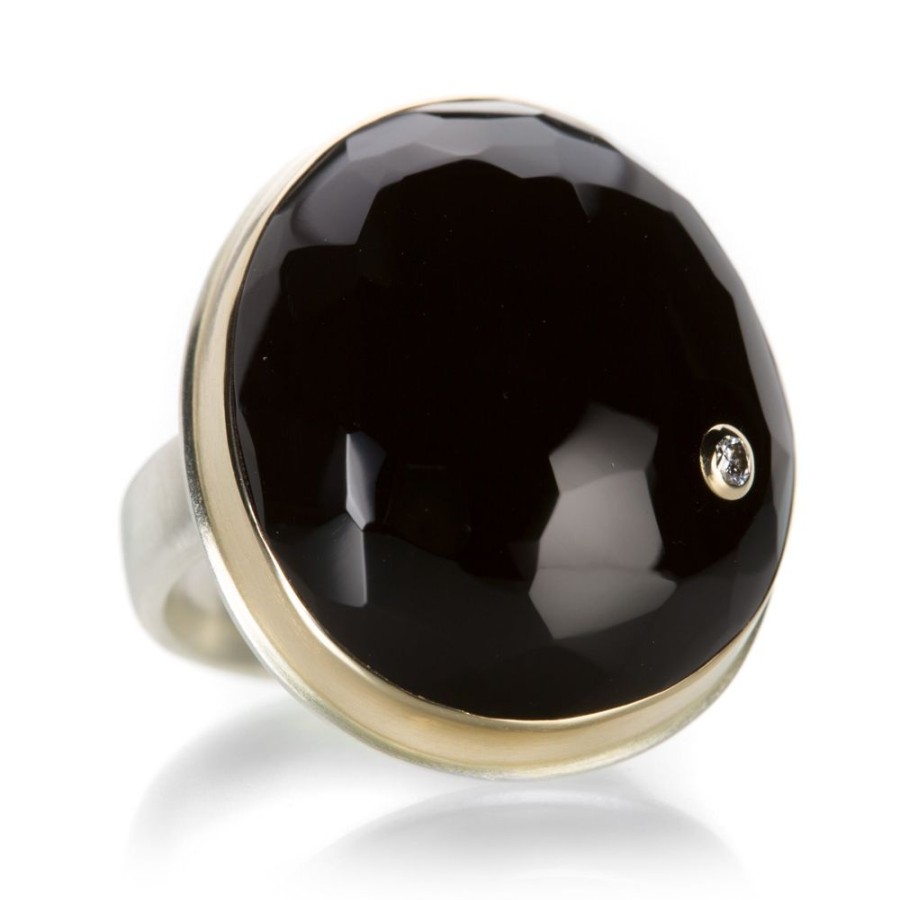 Rings Jamie Joseph | Faceted Black Onyx Ring