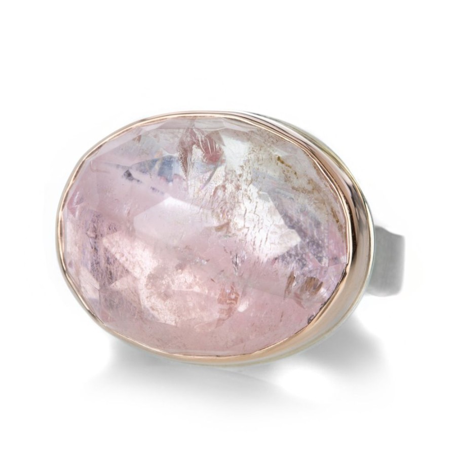 Rings Jamie Joseph | Oval Faceted Morganite Ring