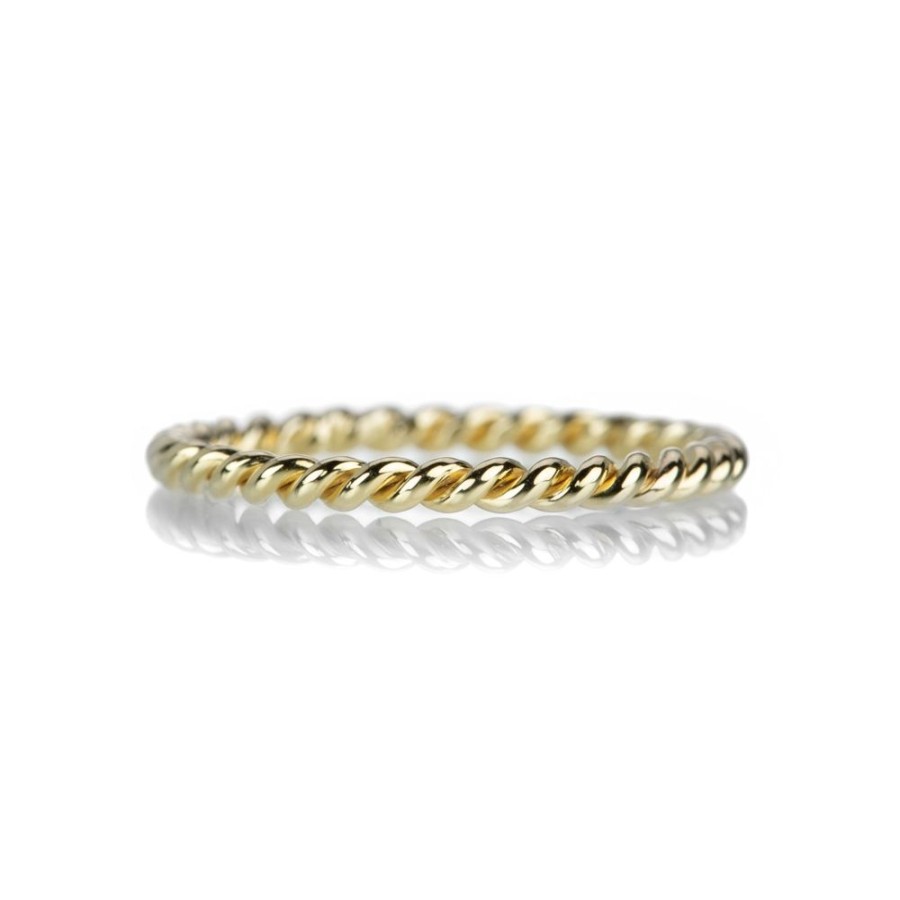 Rings Sethi Couture | 18K Yellow Gold Rope Band