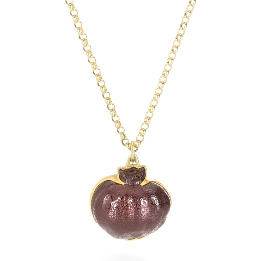 Necklaces Gabriella Kiss | Garnet Pomegranate Necklace