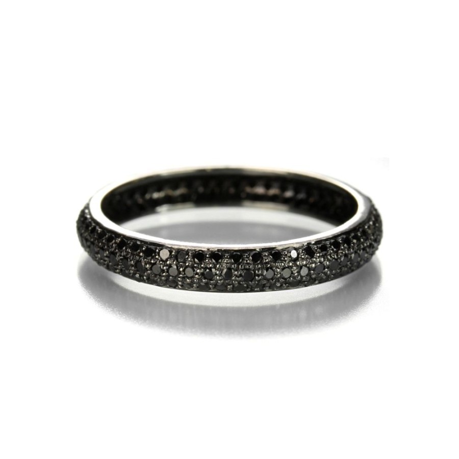 Rings Sethi Couture | Black Diamond Tire Band