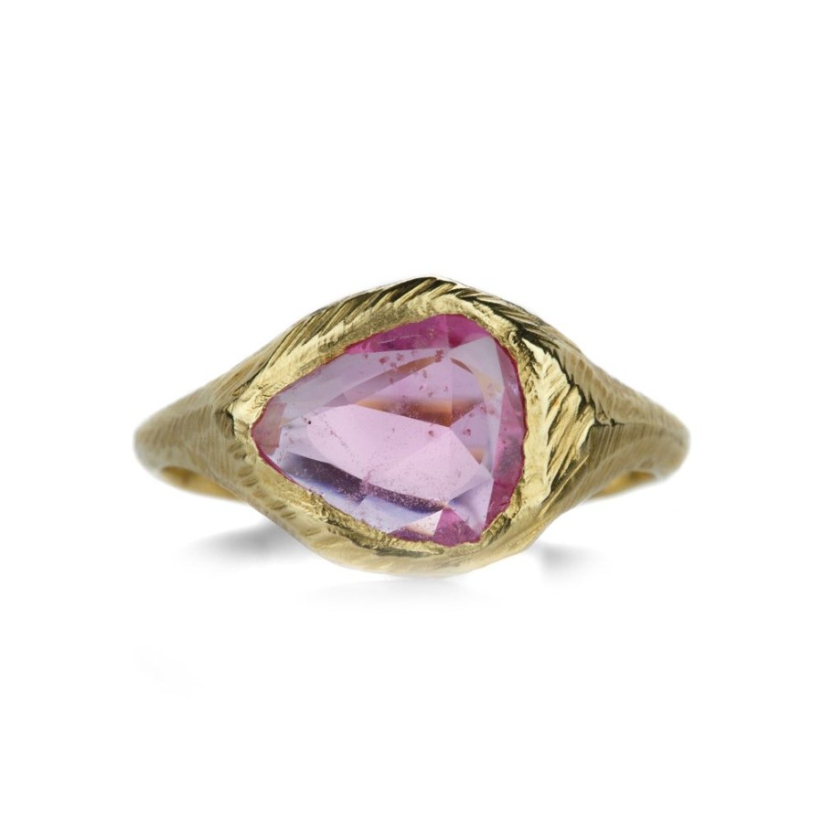 Rings Page Sargisson | Pink Sapphire Signet Ring