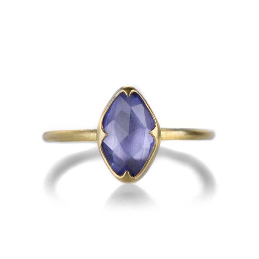 Rings Gabriella Kiss | Organic Rose Cut Blue Sapphire Ring