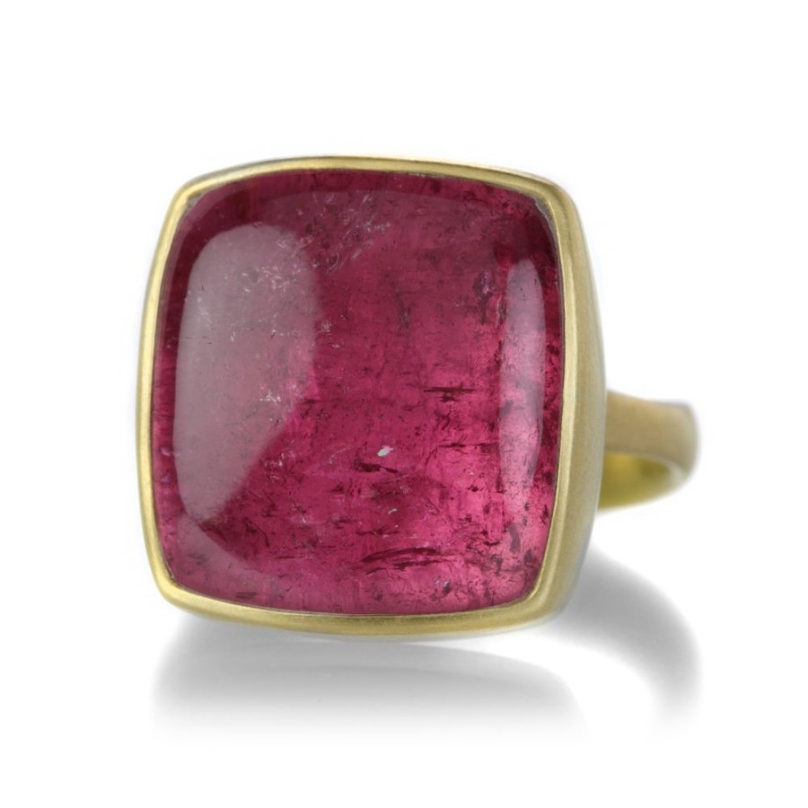 Rings Lola Brooks | Cushion Shaped Pink Tourmaline Ring