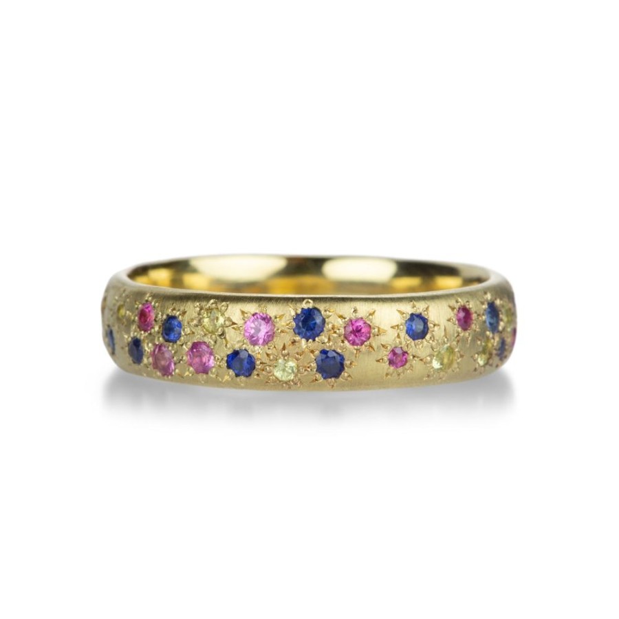 Rings Adel Chefridi | 18K Multi-Sapphire Band