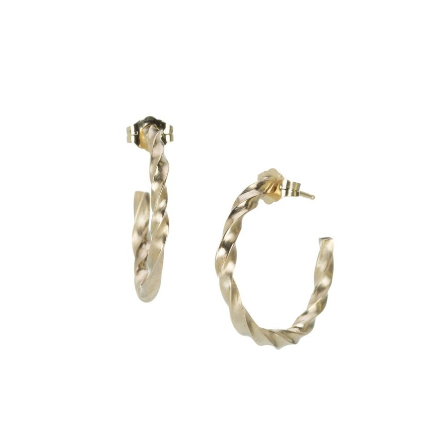 Earrings Nicole Landaw | Small Twist Hoops