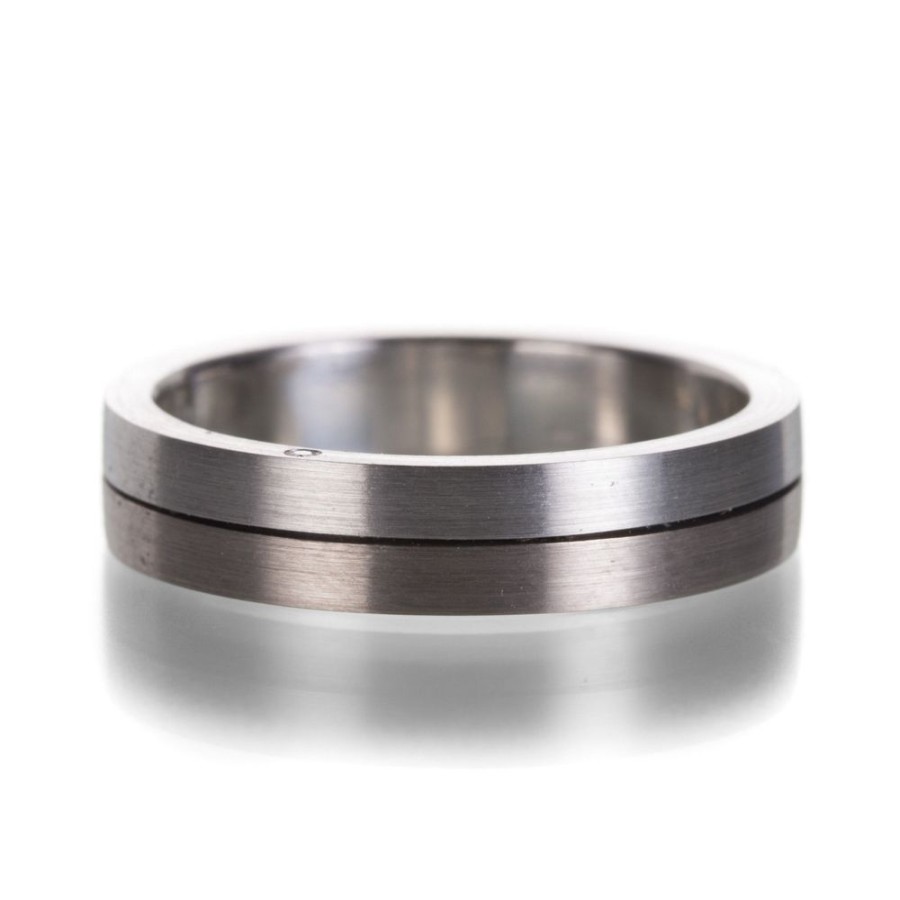 Rings Edward Burrowes | Platinum And 18K Palladium White Gold Band