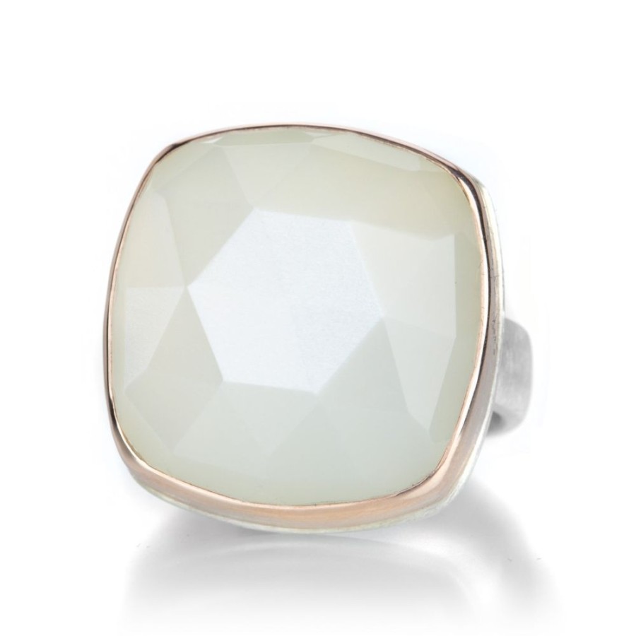 Rings Jamie Joseph | Square White Moonstone Ring