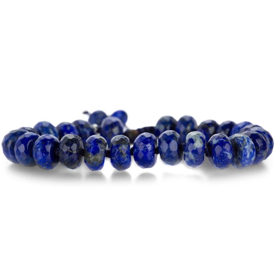 Bracelets Joseph Brooks | Faceted 10Mm Lapis Bracelet