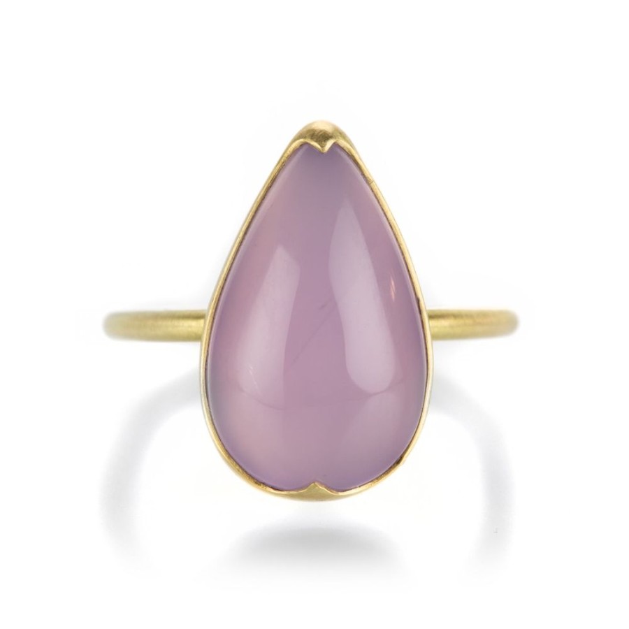 Rings Gabriella Kiss | Pear Holly Blue Agate Ring