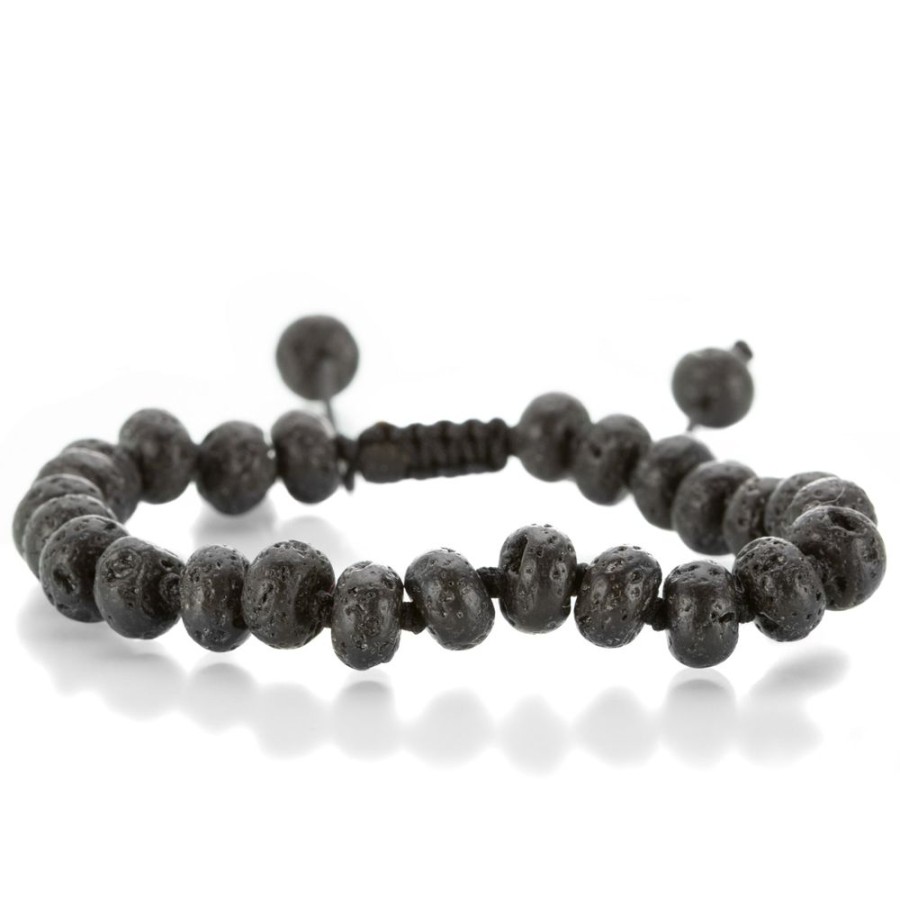 Bracelets Joseph Brooks | 8Mm Smooth Lava Bracelet