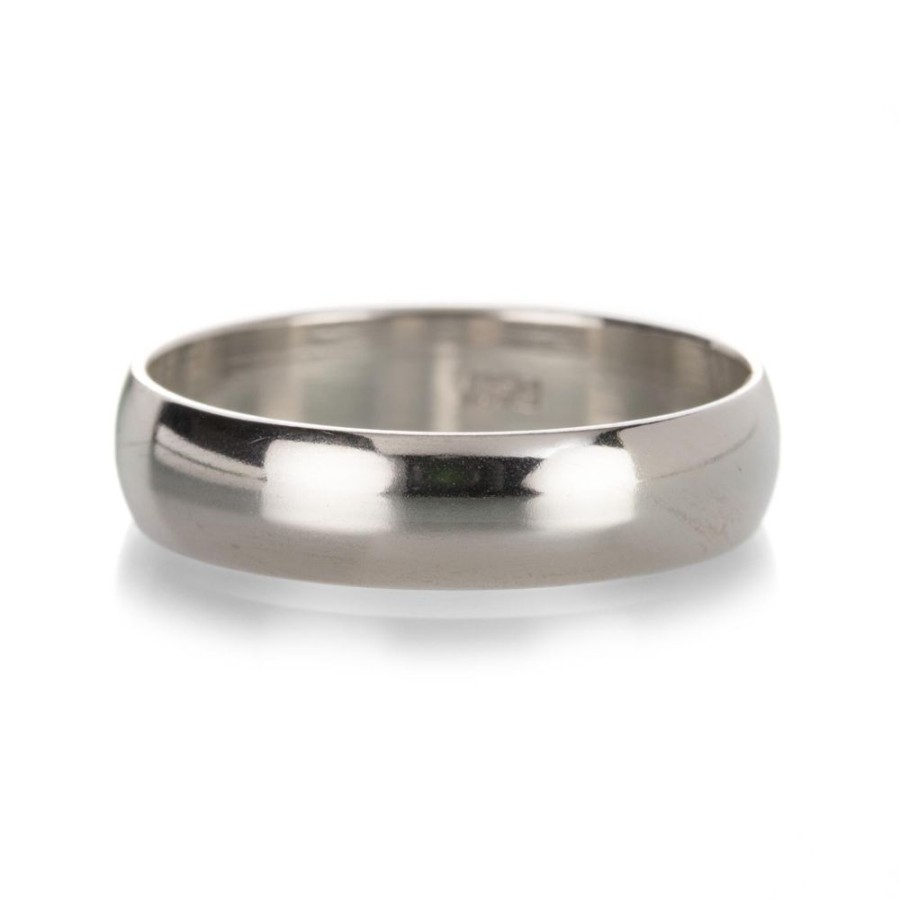 Rings Quadrum | Platinum Half Round Band