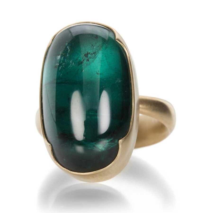 Rings Gabriella Kiss | Oval Blue Green Tourmaline Ring