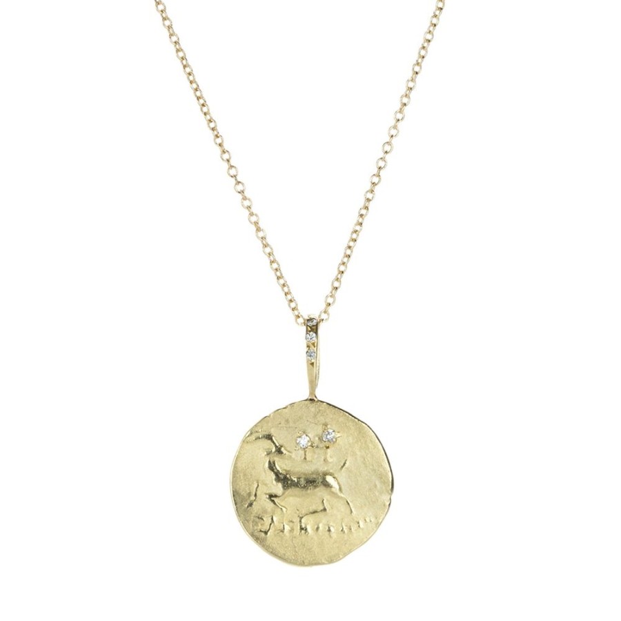 Necklaces Robin Haley | The Goat Artifact Pendant Necklace