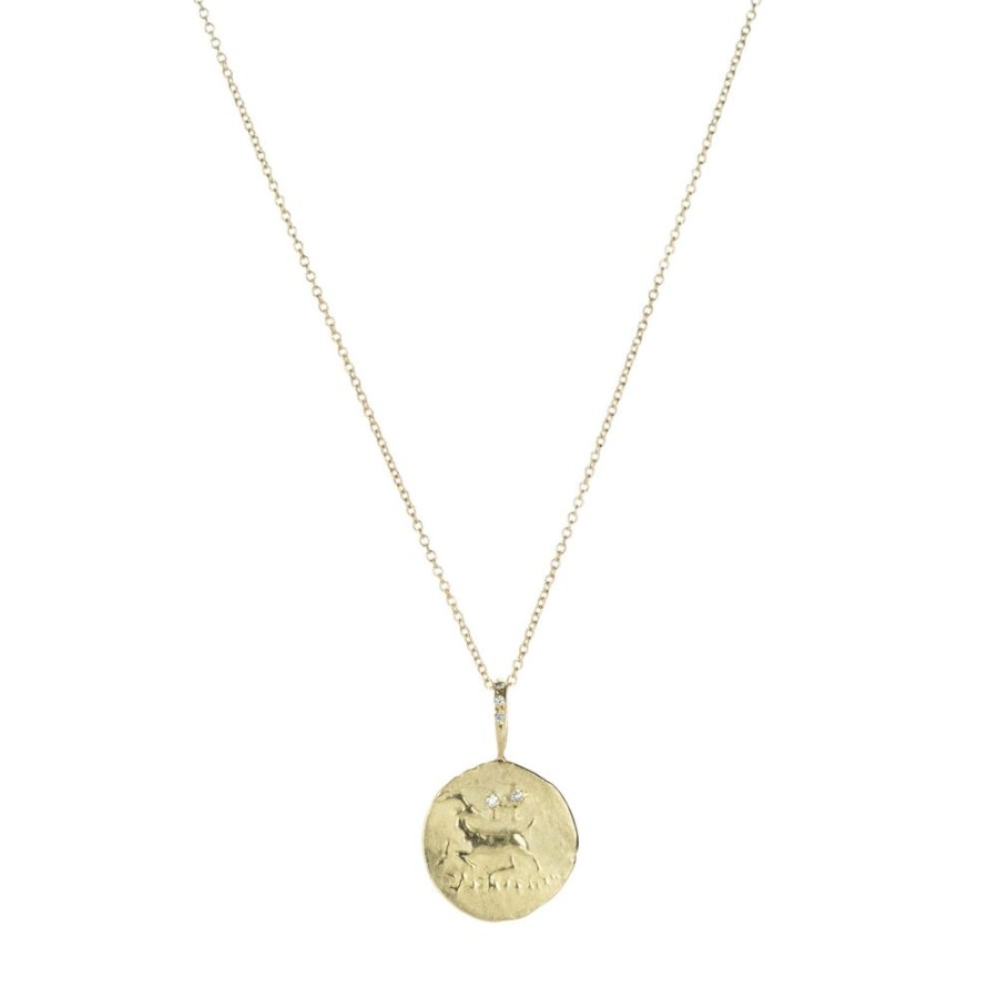 Necklaces Robin Haley | The Goat Artifact Pendant Necklace