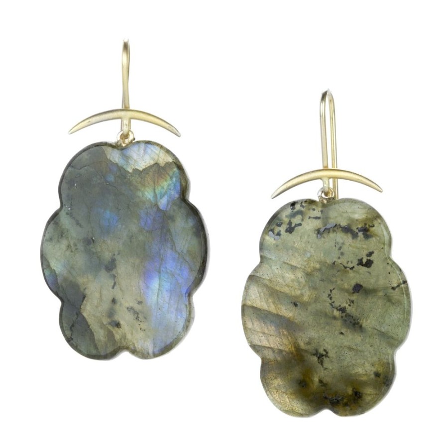 Earrings Gabriella Kiss | Labradrorite Cloud Drop Earrings