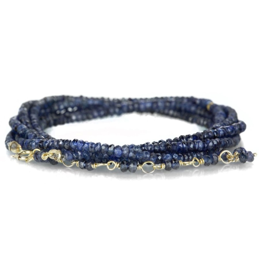 Bracelets Anne Sportun | 18K Blue Sapphire Wrap Bracelet