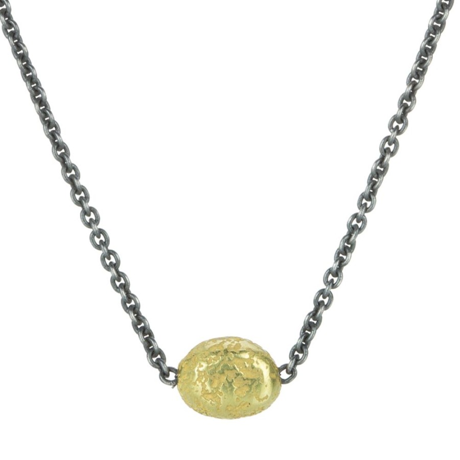 Necklaces John Iversen | Tiny Pebble Pendant Necklace