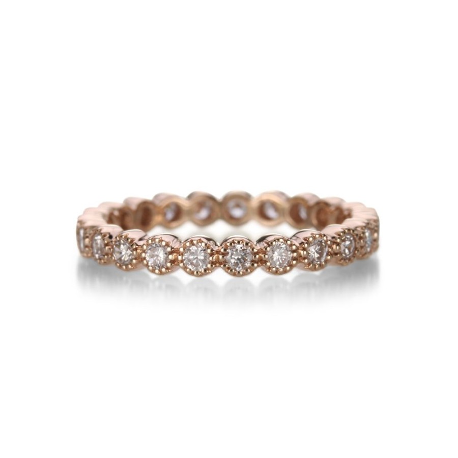 Rings Sethi Couture | Pink Gold Diamond Band