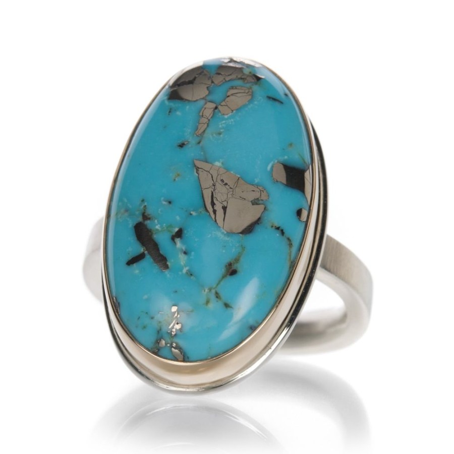 Rings Jamie Joseph | Vertical Persian Turquoise Ring