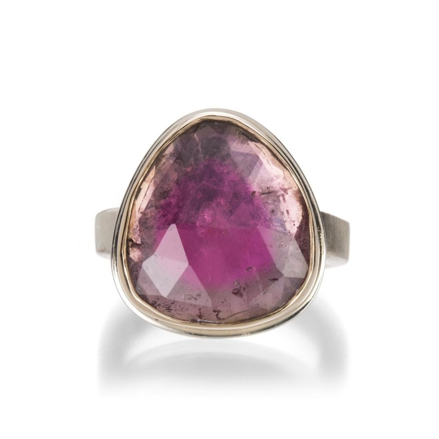 Rings Jamie Joseph | Rose Cut Watermelon Tourmaline Ring