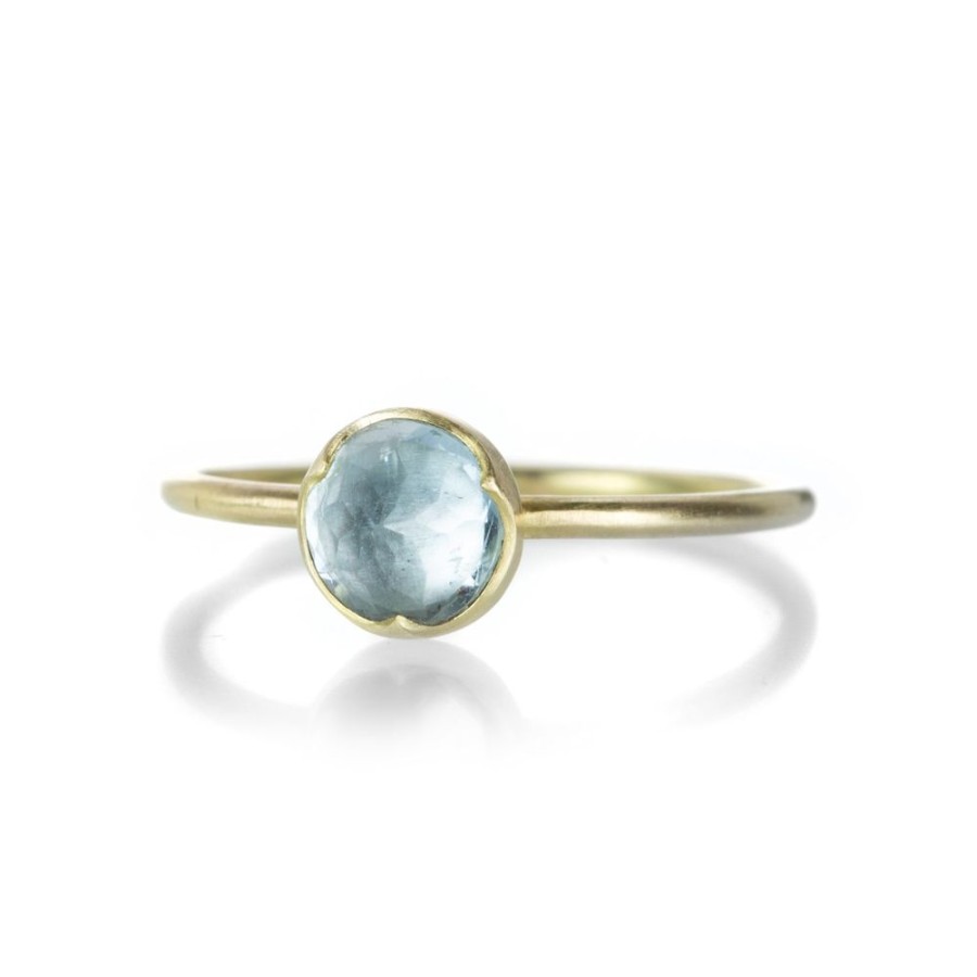 Rings Gabriella Kiss | Round Aquamarine Ring