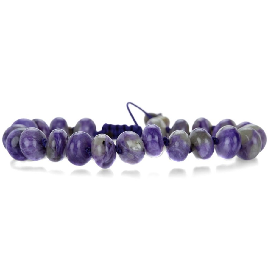 Bracelets Joseph Brooks | 9Mm Smooth Charoite Bracelet