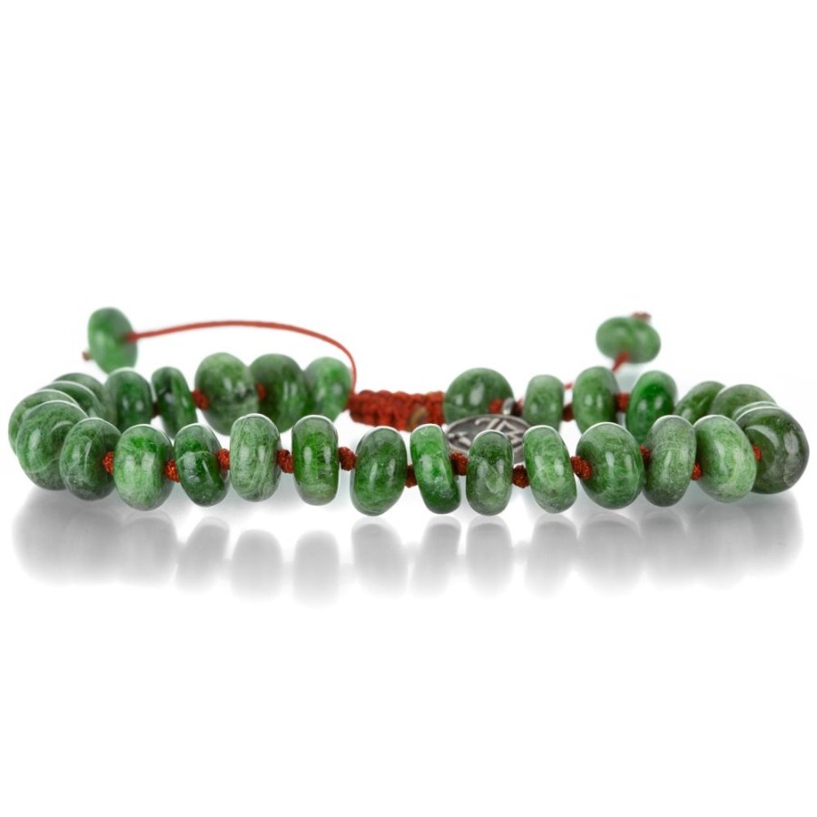 Bracelets Joseph Brooks | Smooth 8Mm Chrome Diopside Bracelet