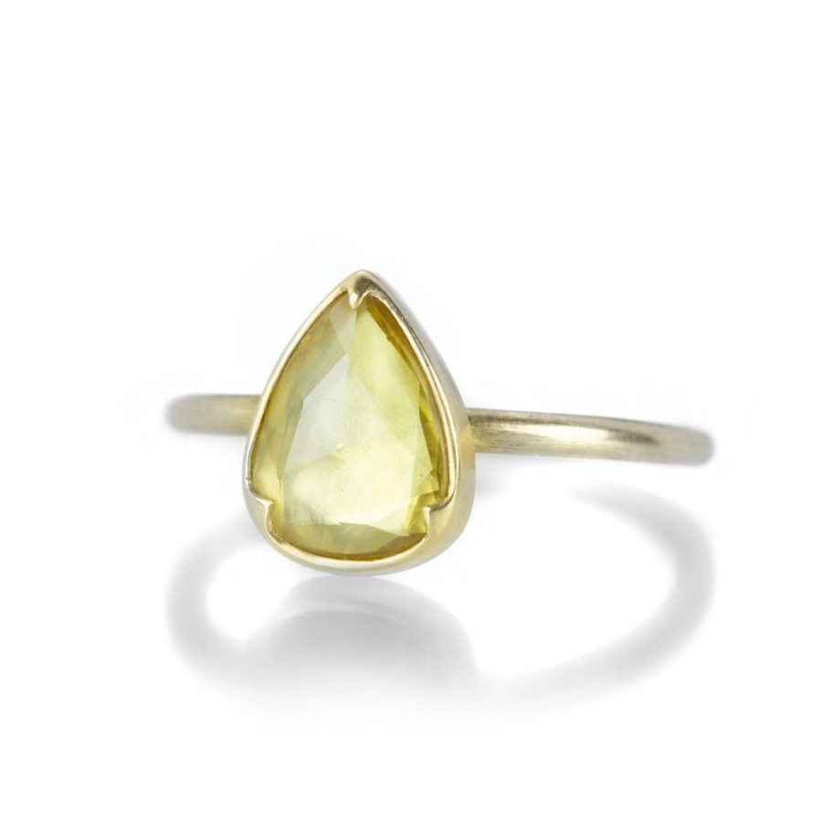 Rings Gabriella Kiss | Pear Shaped Yellow Sapphire Ring