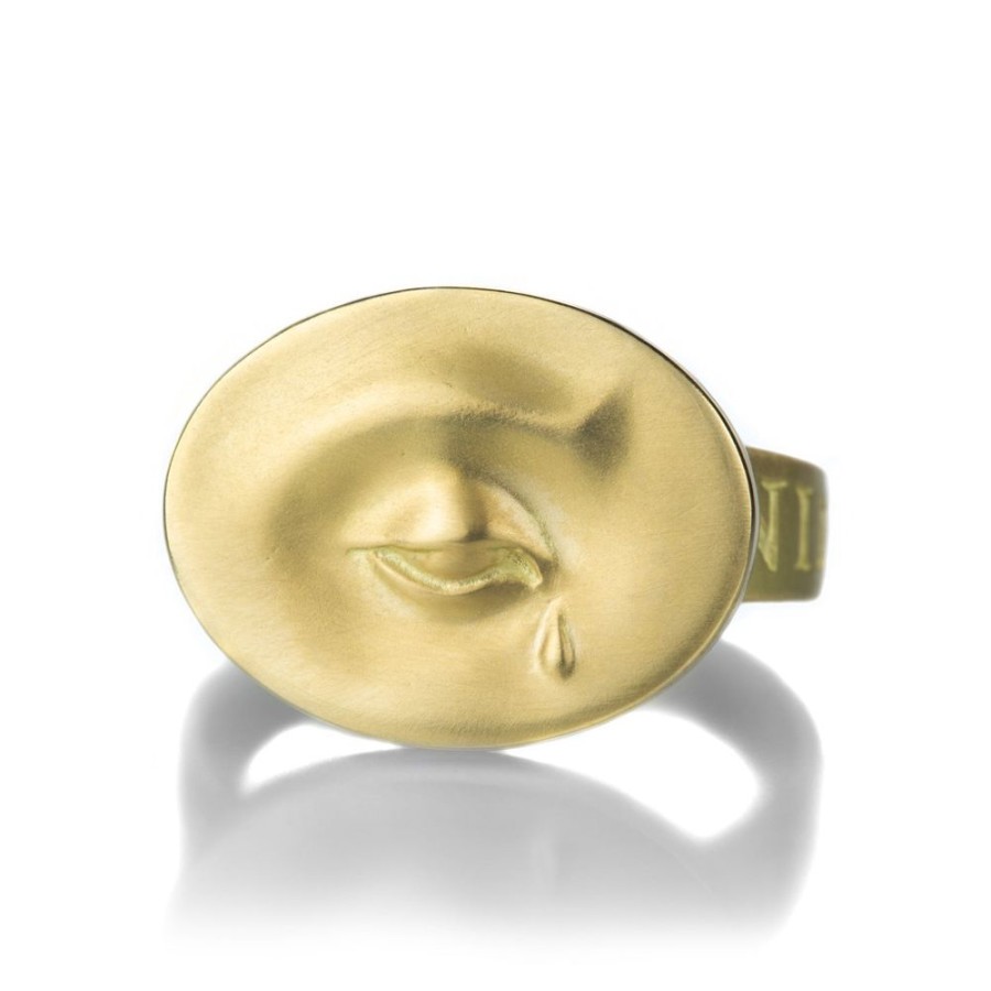 Rings Gabriella Kiss | 18K Eye With Tear Ring