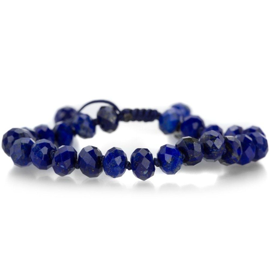 Bracelets Joseph Brooks | 8Mm Faceted Lapis Bracelet