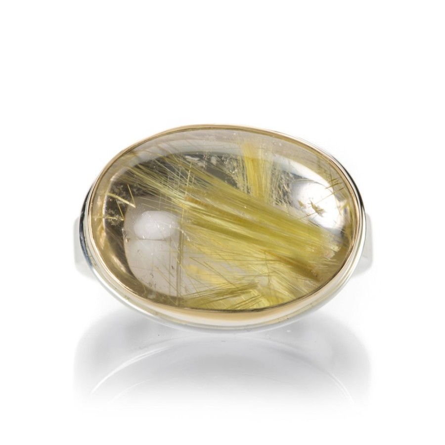 Rings Jamie Joseph | Oval Rutilated Quartz Ring