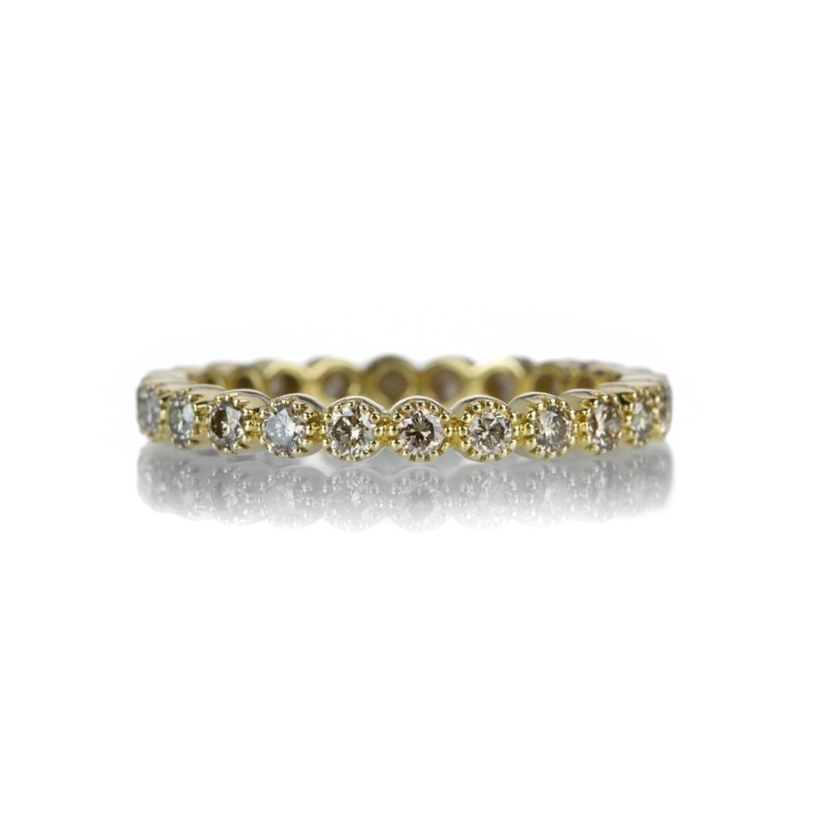 Rings Sethi Couture | 18K Brown Diamond Bezel Set Band