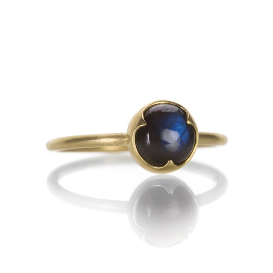 Rings Gabriella Kiss | Small Round Labradorite Ring