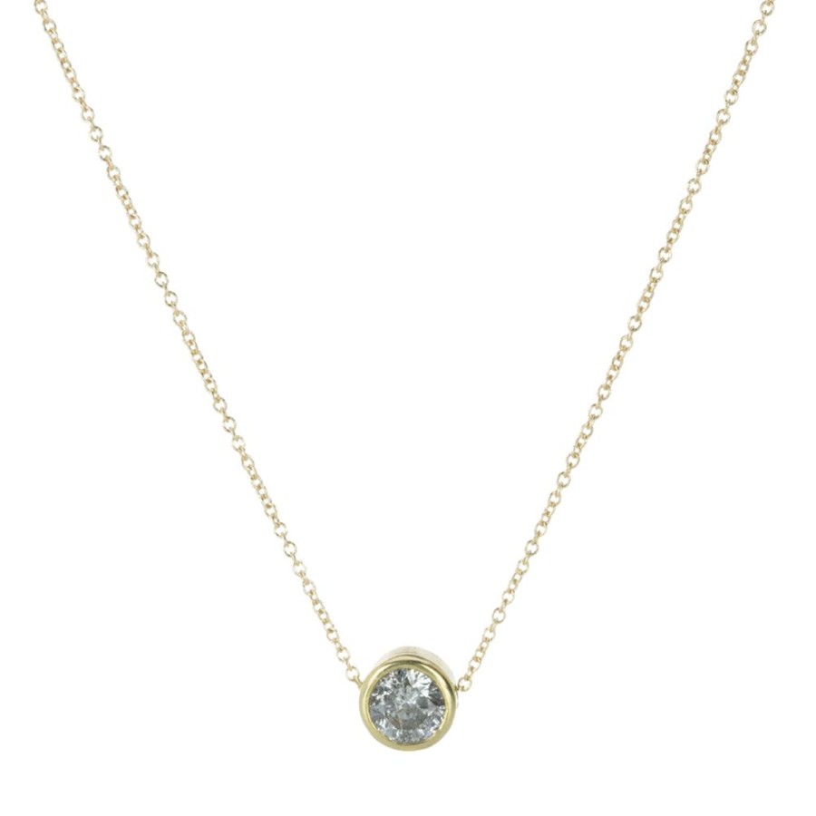 Necklaces Kate Maller | Timeless Solitaire Necklace