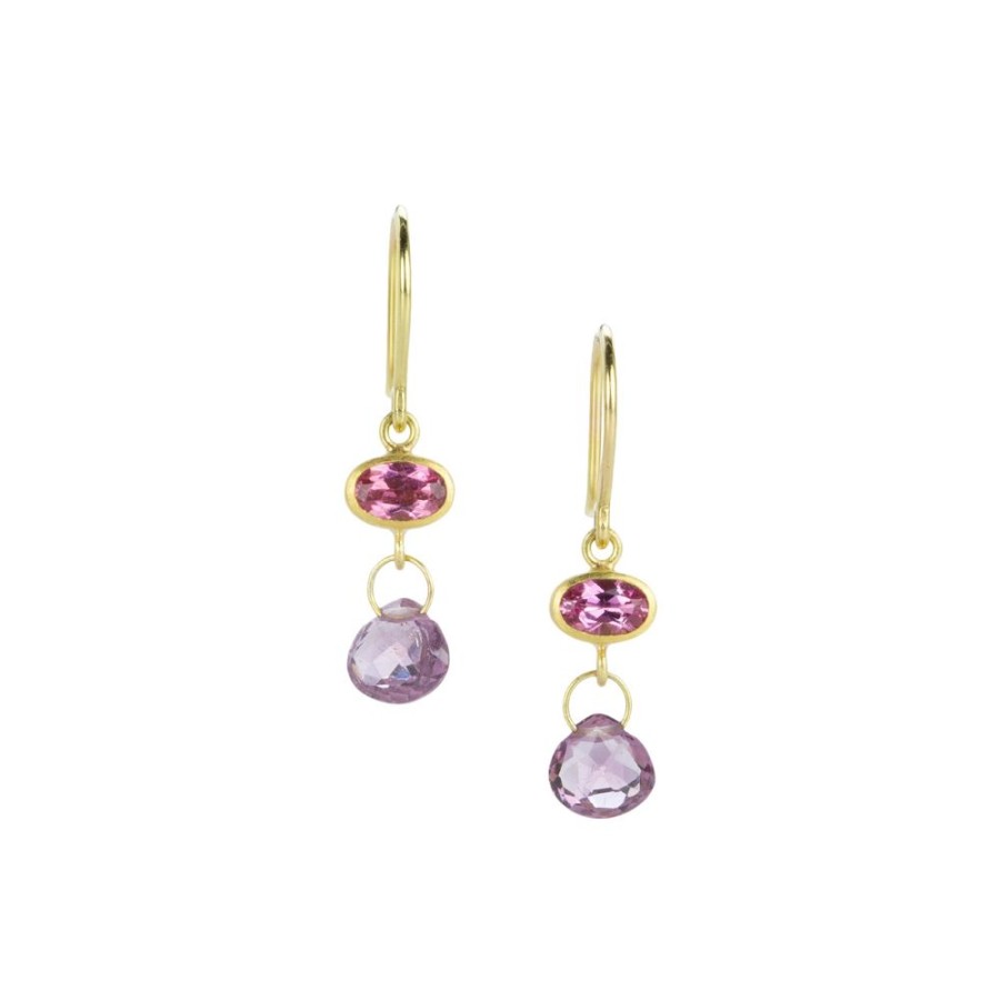 Earrings Mallary Marks | Tourmaline And Garnet Apple & Eve Earrings