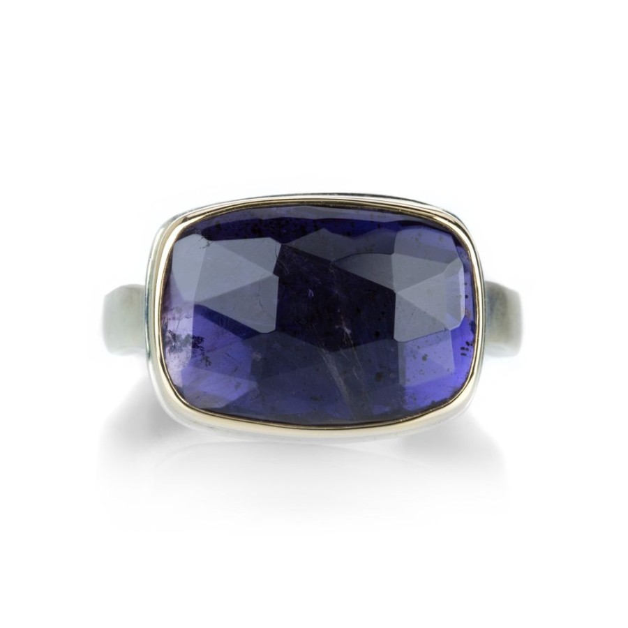 Rings Jamie Joseph | Rectangular Rose Cut Iolite Ring