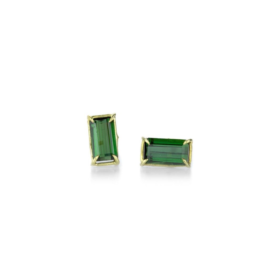 Earrings Rosanne Pugliese | 18K Green Tourmaline Studs