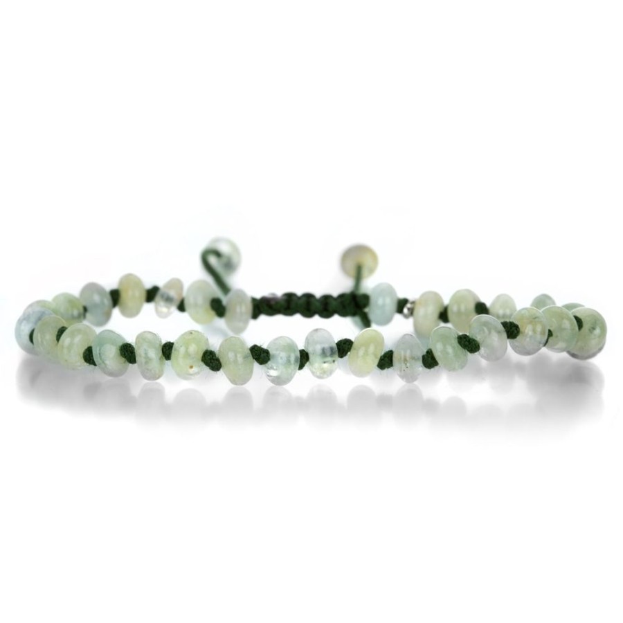 Bracelets Joseph Brooks | 6Mm Smooth Rondelle Beryl Bracelet