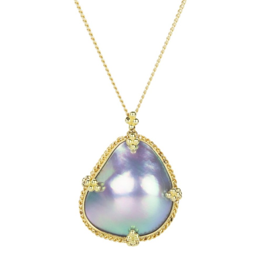 Necklaces Amali | Mabe Pearl Pendant Necklace