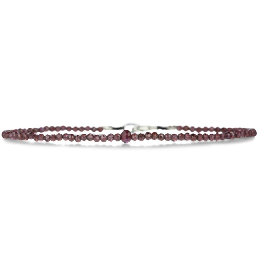 Bracelets Margaret Solow | Faceted Garnet Bracelet