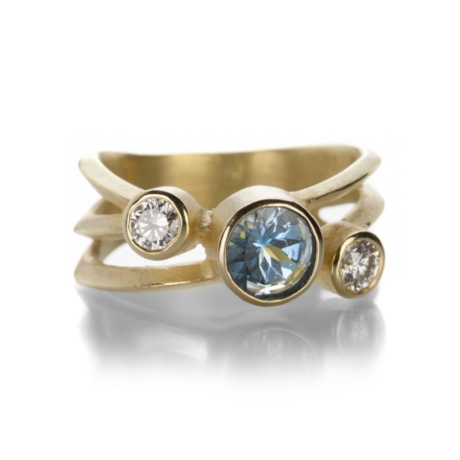 Rings Barbara Heinrich | Aquamarine Three Stone Ring