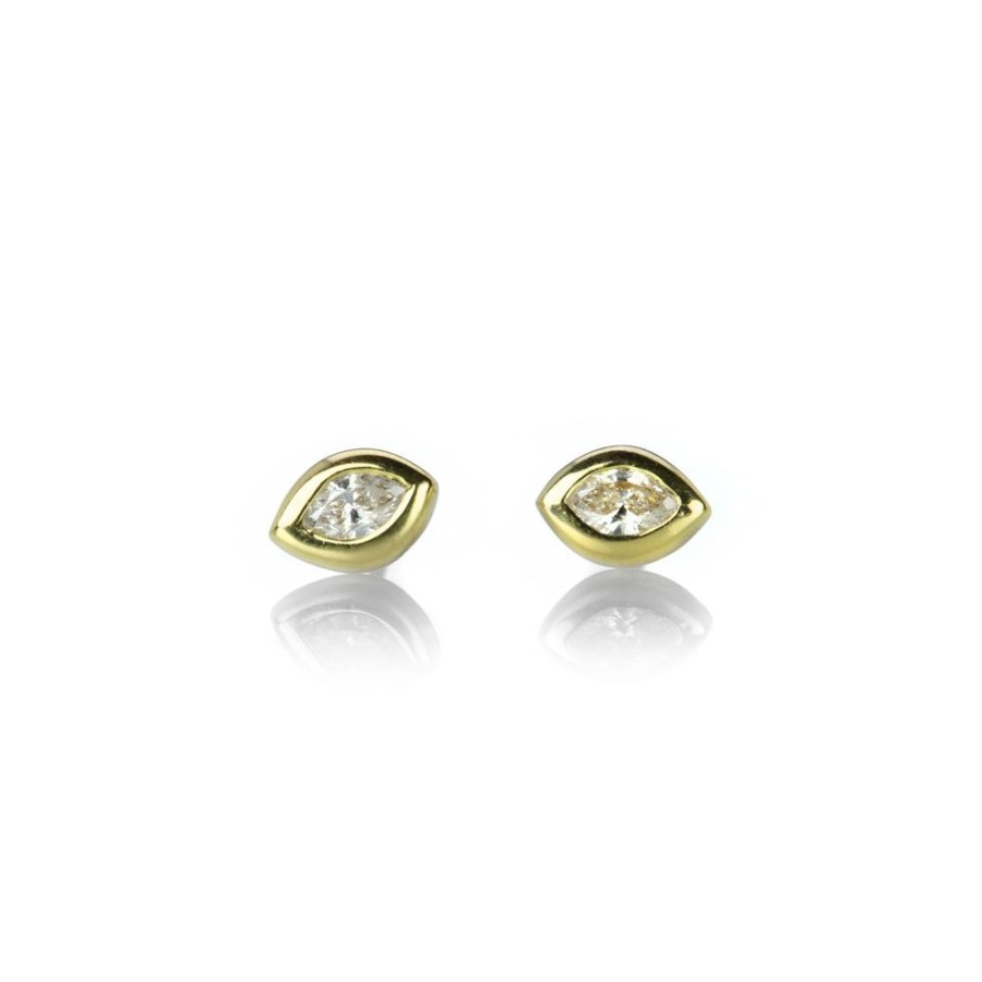 Earrings Diana Mitchell | Marquise Diamond Studs