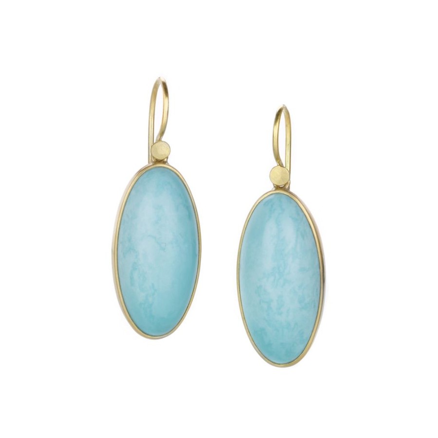 Earrings Lola Brooks | Mexican Turquoise Egg Drop Earrings